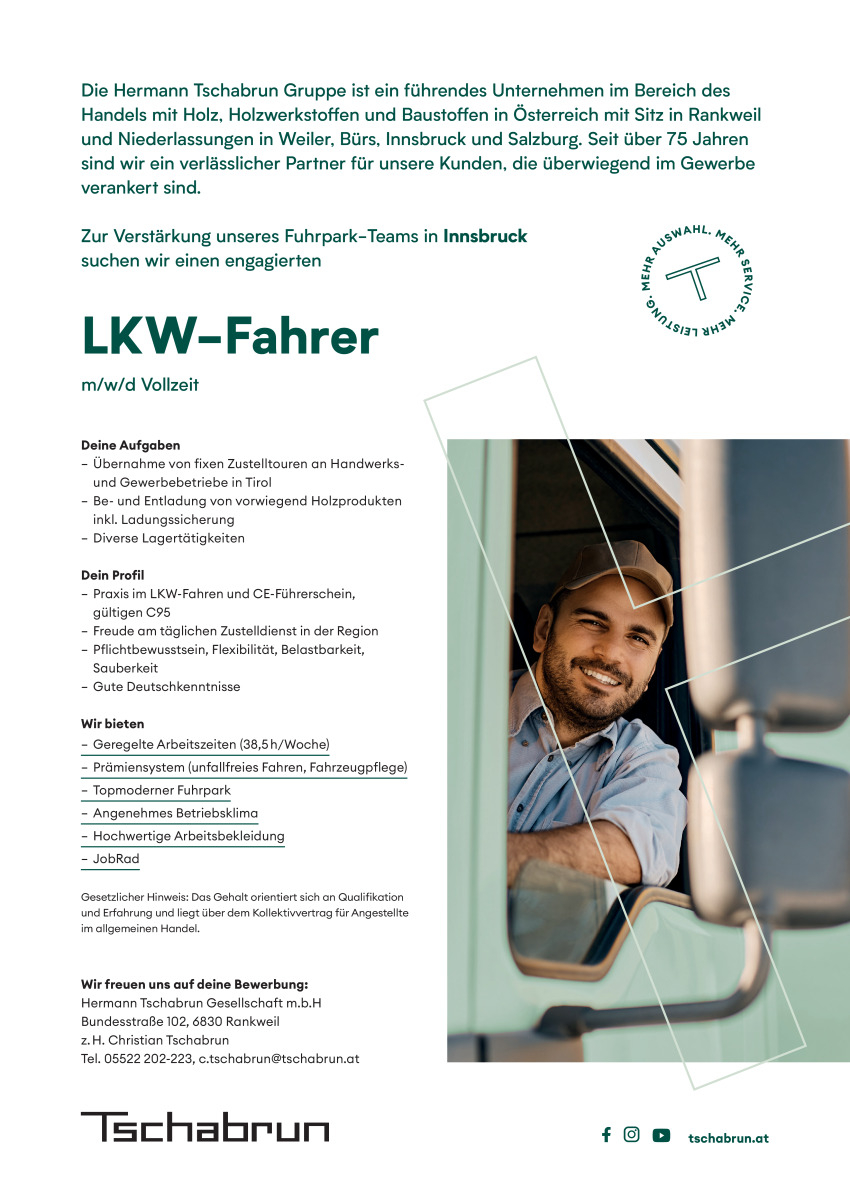 Berufskraftfahrer (m/w/d)