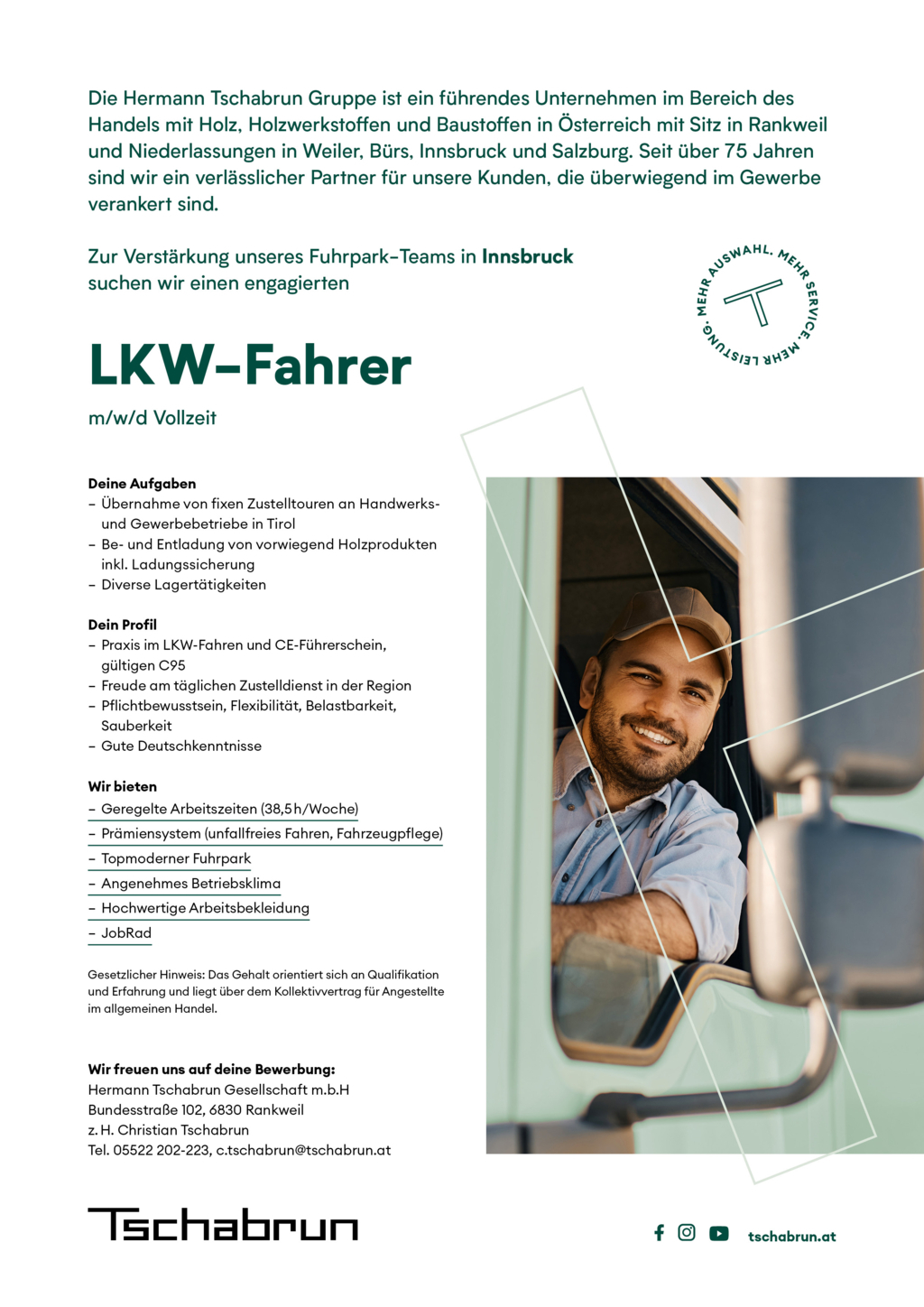 LKW-Fahrer (m/w/d)