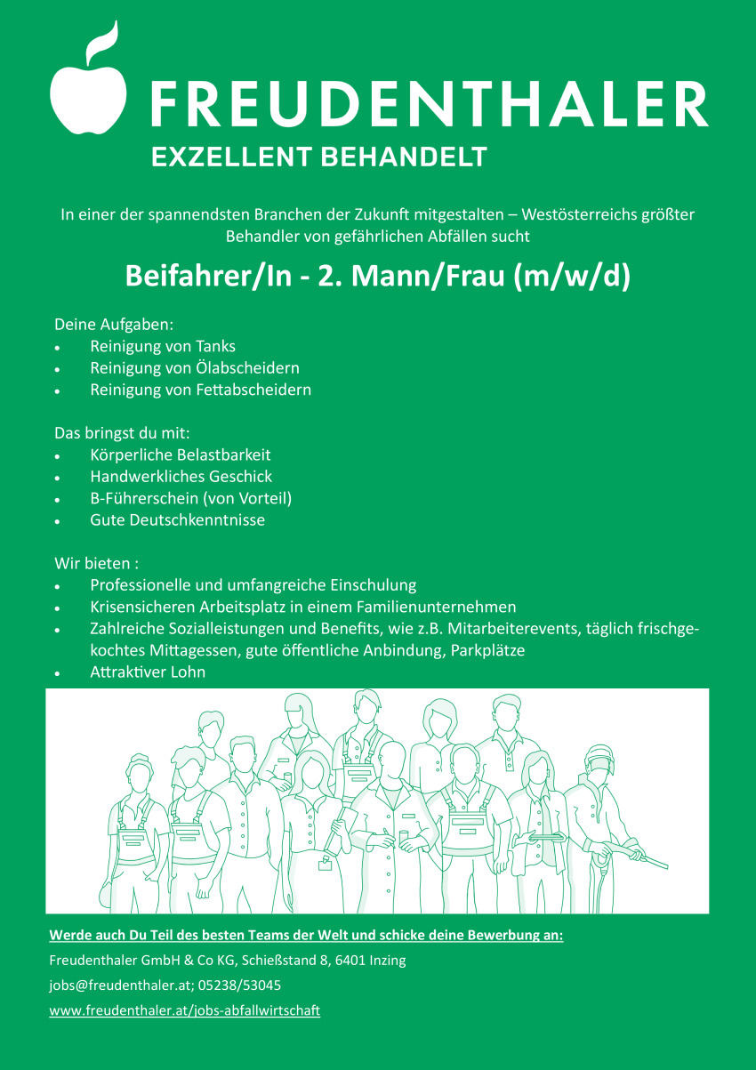 Beifahrer - 2. Mann/Frau (m/w/d)