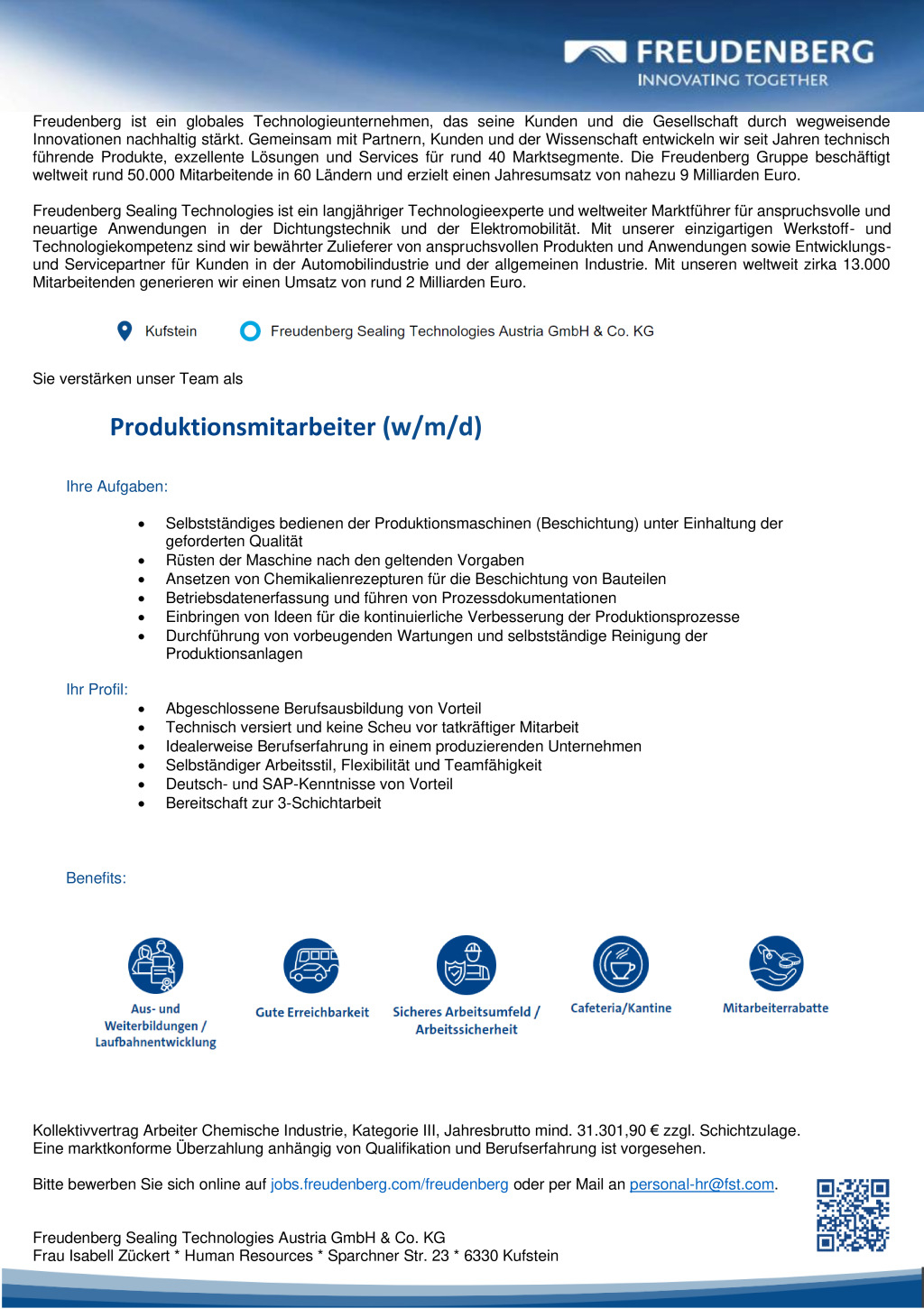 Produktionsmitarbeiter (w/m/d)