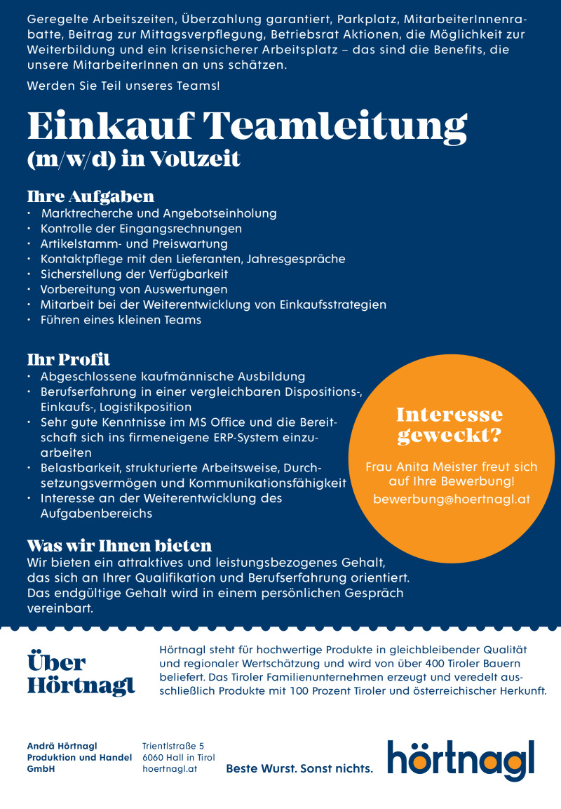 Einkauf Teamleitung (m/w/d)