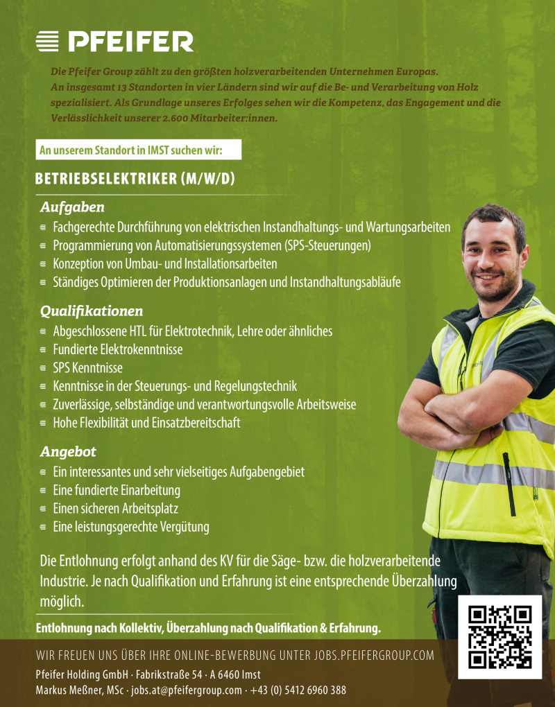 Betriebselektriker (m/w/d)