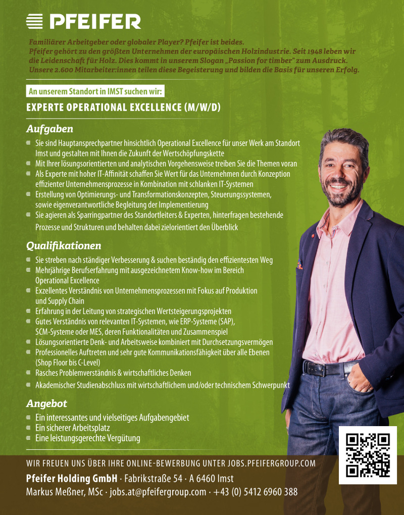 Experte Operational Excellence (m/w/d)