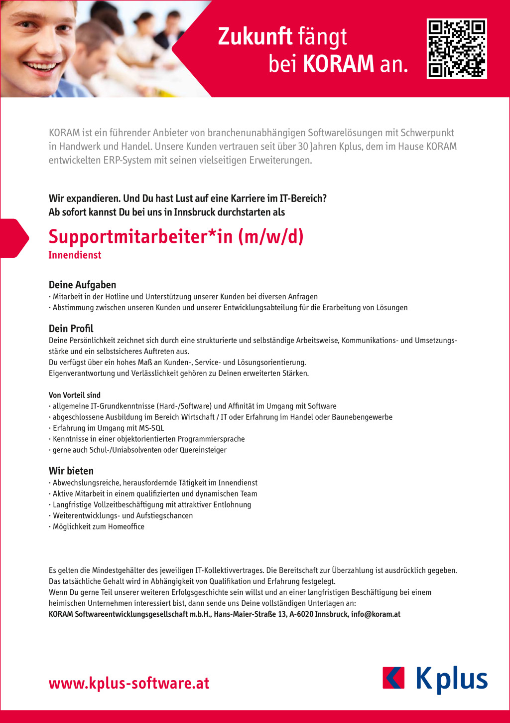 Supportmitarbeiter*in (m/w/d)