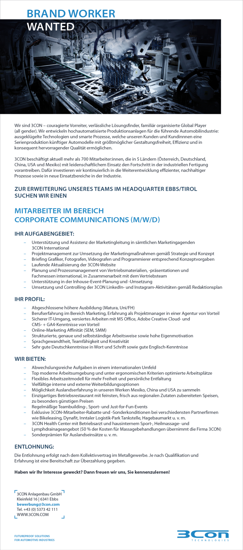 Marketing-Allrounder (M/W/D)