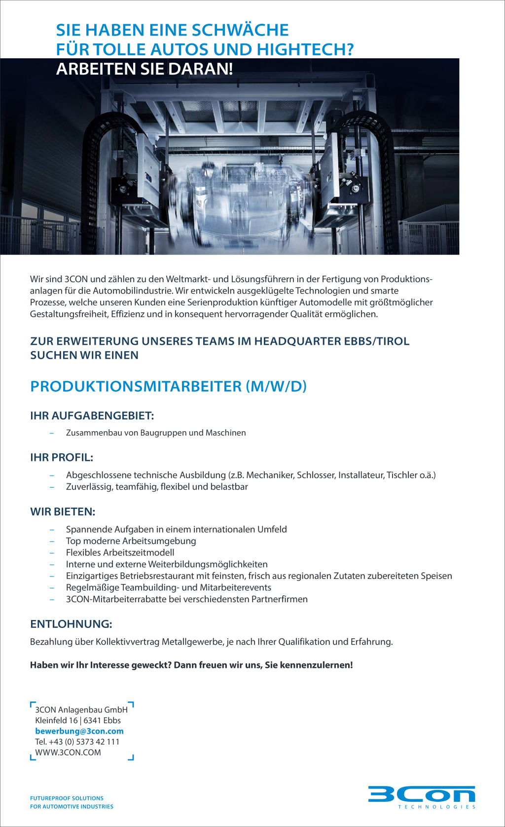 Produktionsmitarbeiter (m/w/d)