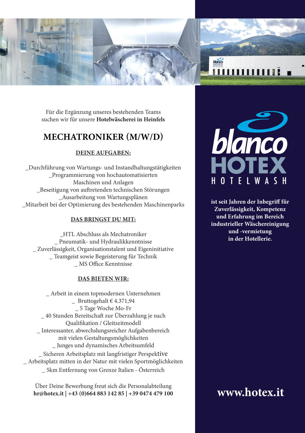 Mechatroniker (m/w/d)