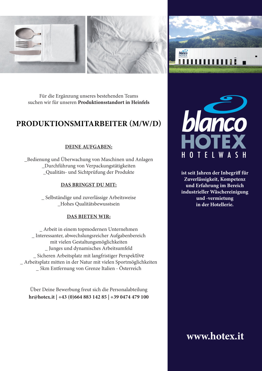 Produktionsmitarbeiter (m/w/d)