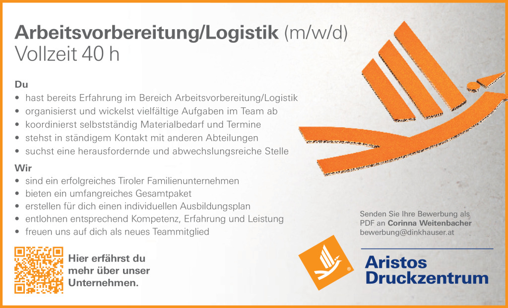 Arbeitsvorbereitung/Logistik (m/w/d)