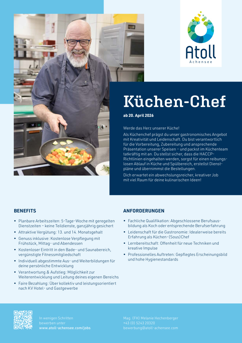 Küchenchef (m/w/d)
