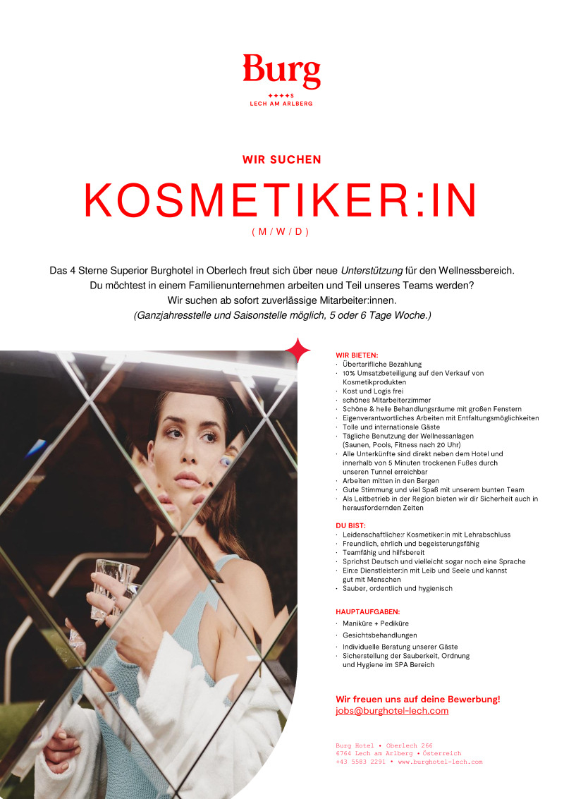 Kosmetiker:in (m/w/d)