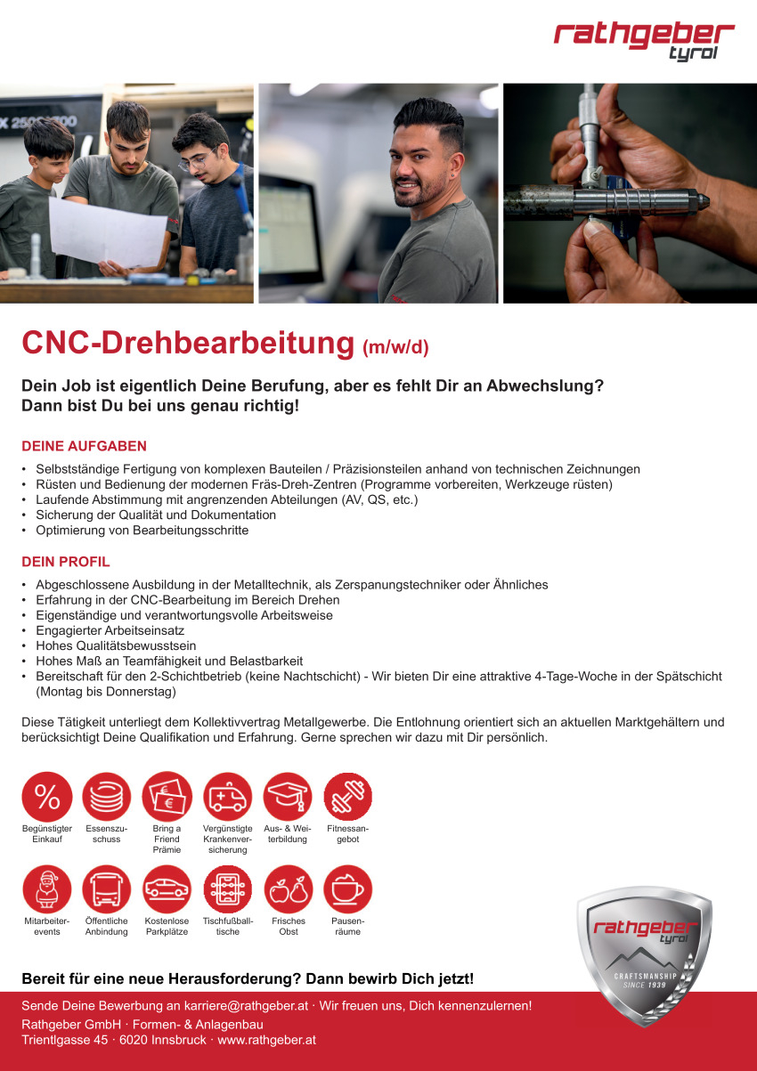 CNC-Drehbearbeitung (m/w/d)
