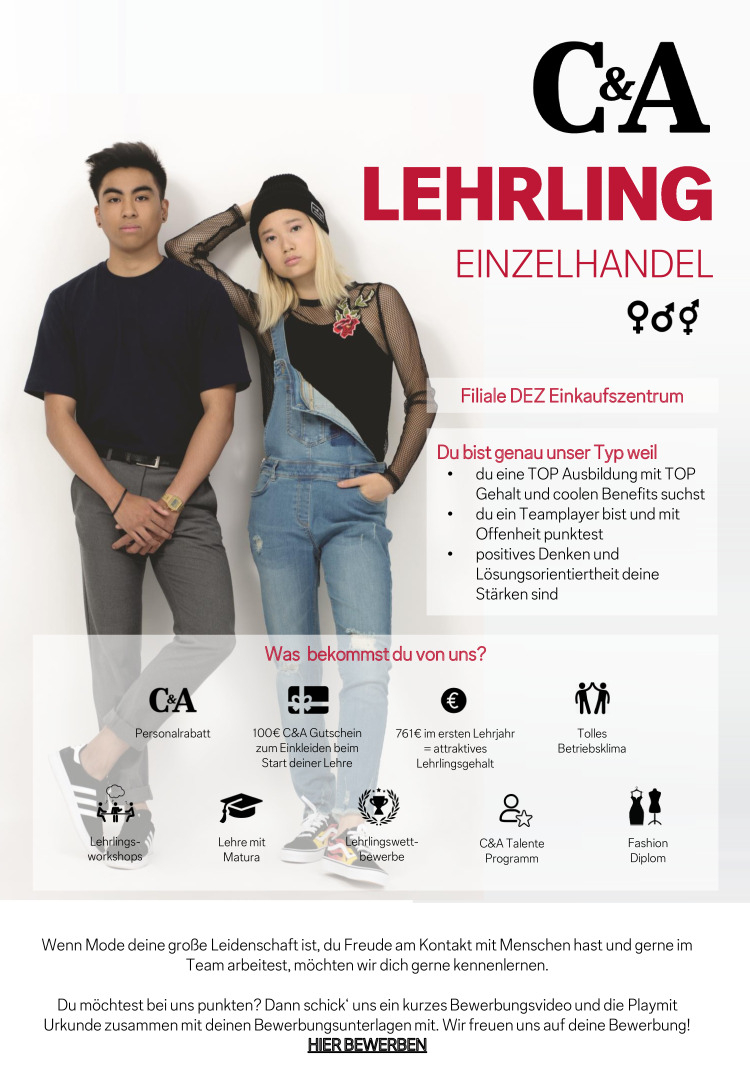 Lehrling Einzelhandel w/m/d
