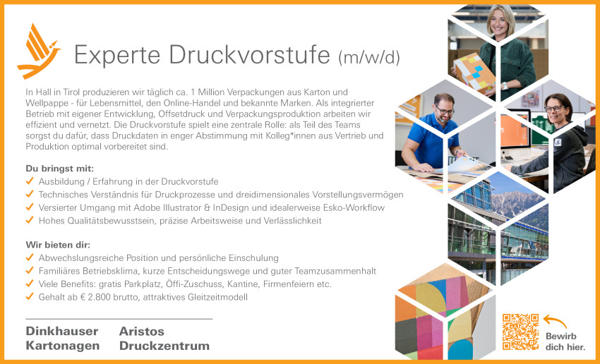 Experte Druckvorstufe (m/w/d)