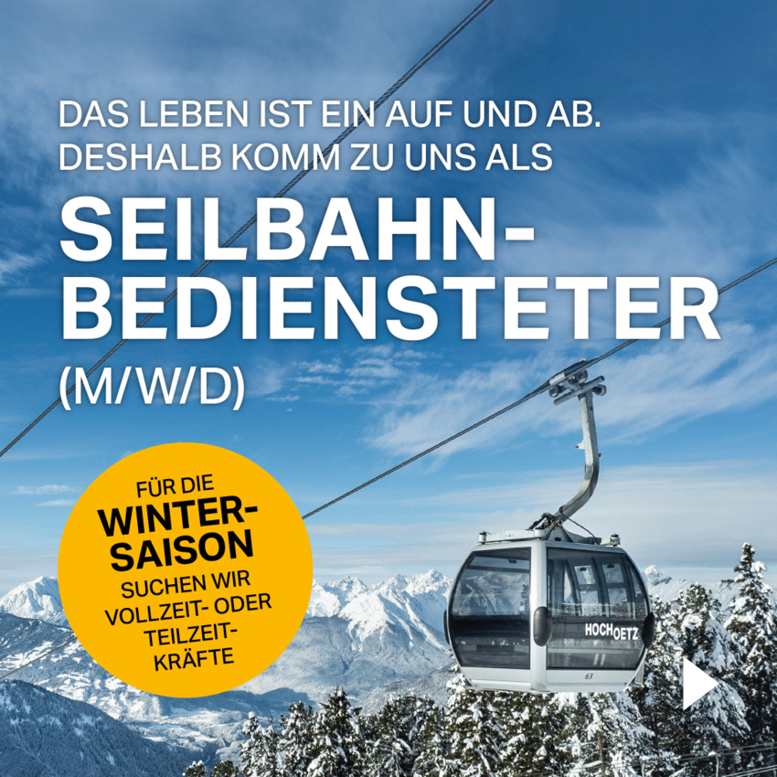 Seilbahnbedienstete (m/w/d)