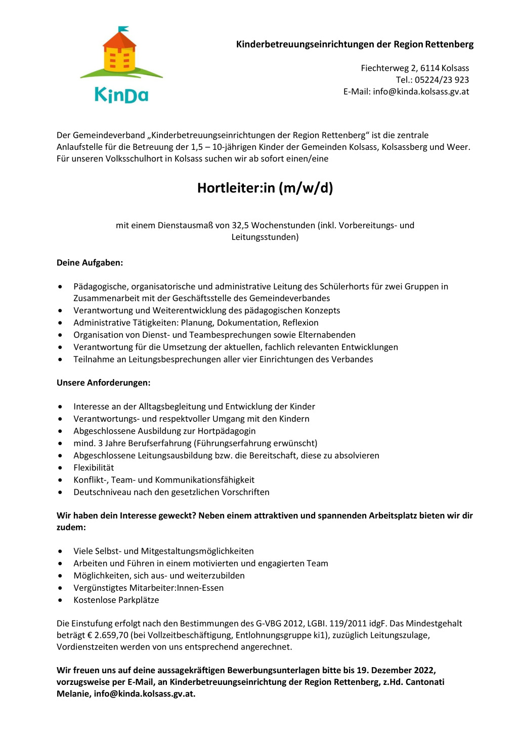 Hortleiter:in (m/w/d)
