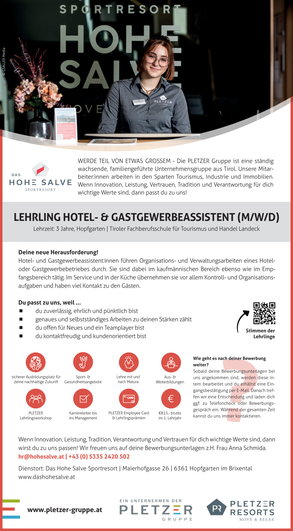 Lehre Hotel- und Gastgewerbeassistent (m/w/d)