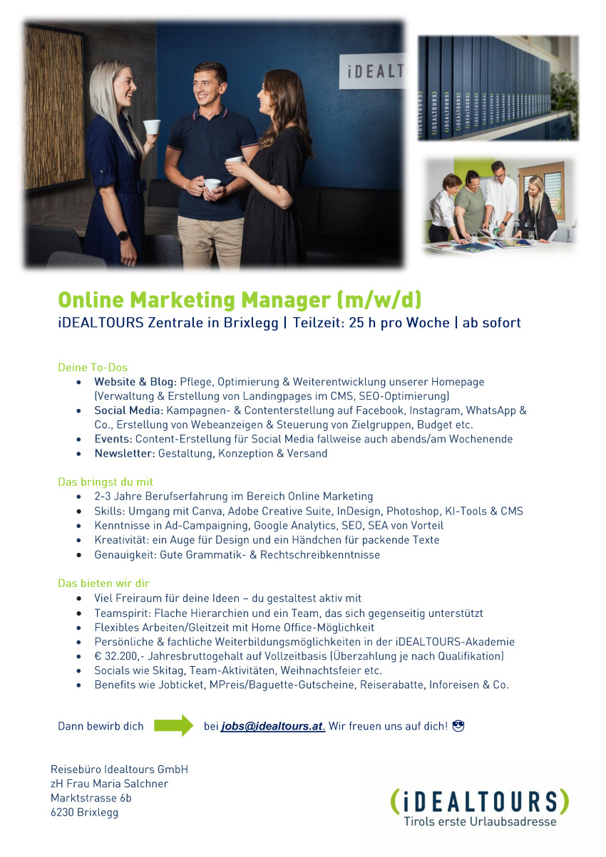 Online Marketing Manager (m/w/d)