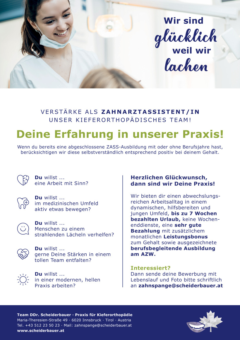 Scheiderbauer Zahnarztasisstent/in