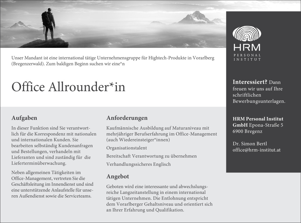 Office Allrounder*in