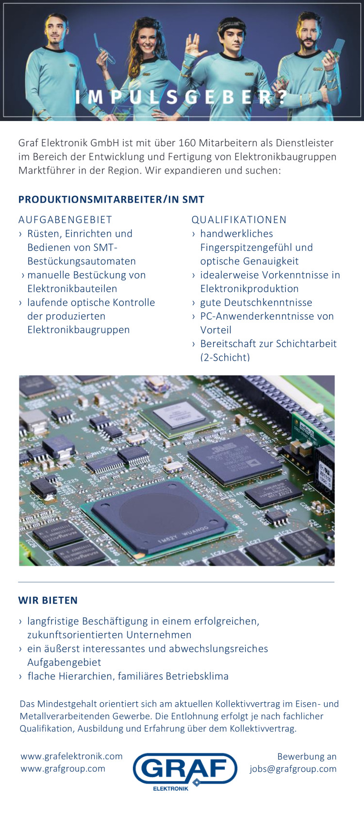 ProduktionsmitarbeiterIn SMT