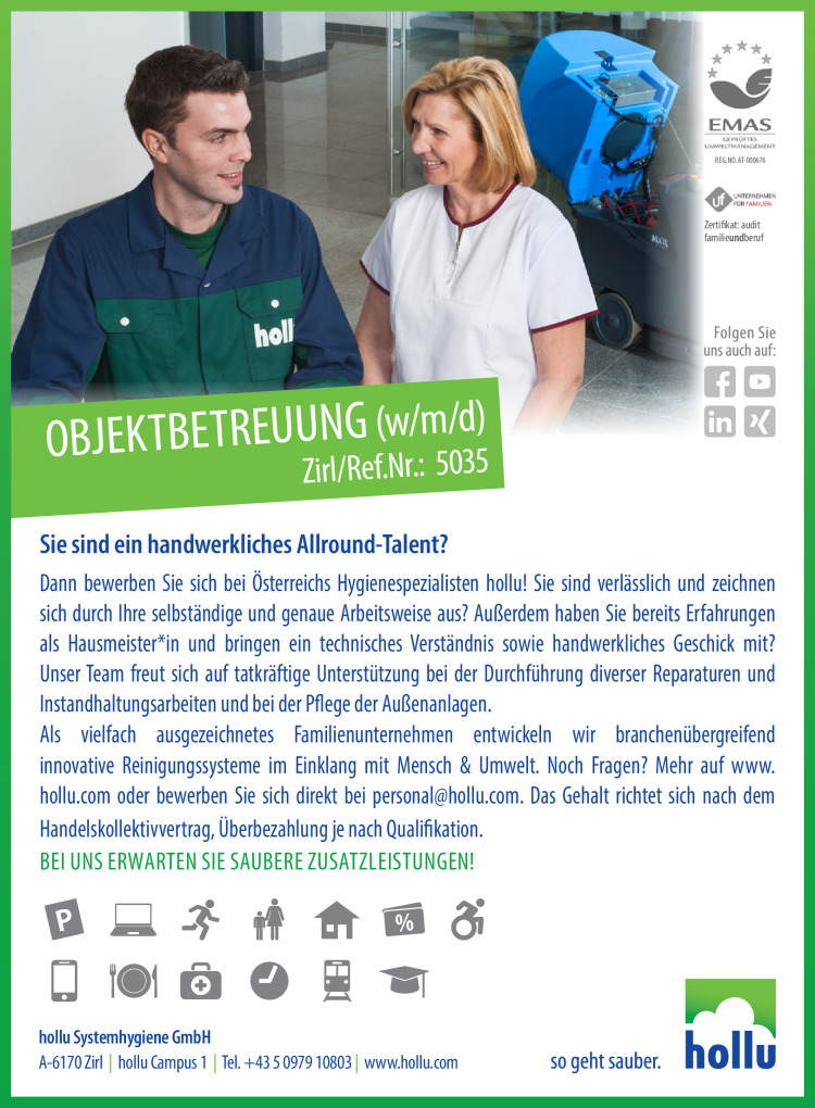Objektbetreuung (m/w/d)