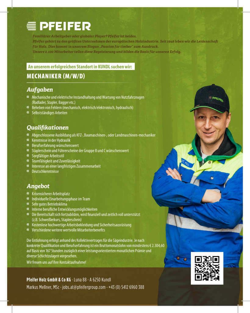 Pfeifer Mechaniker Kundl