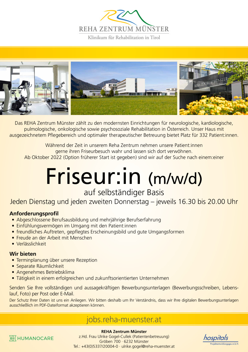 Reha Zentrum Münster Friseur