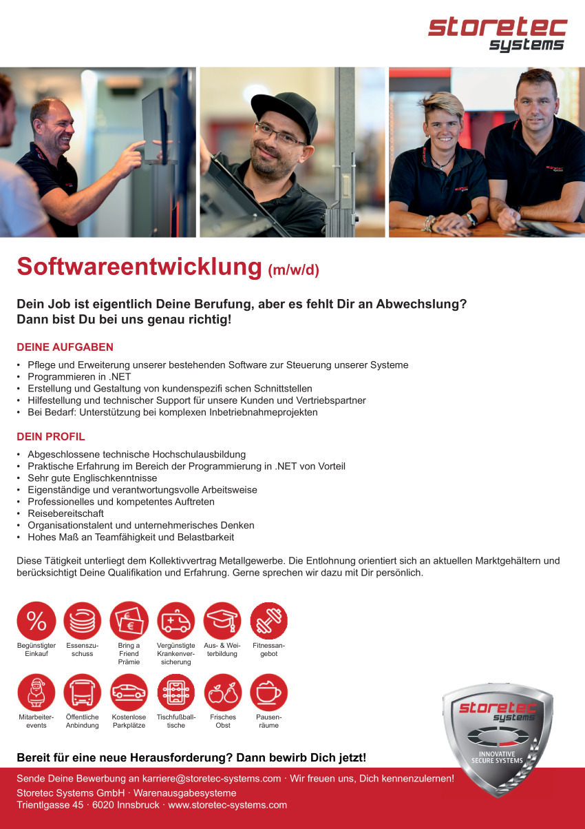 Softwareentwickler (m/w/d)