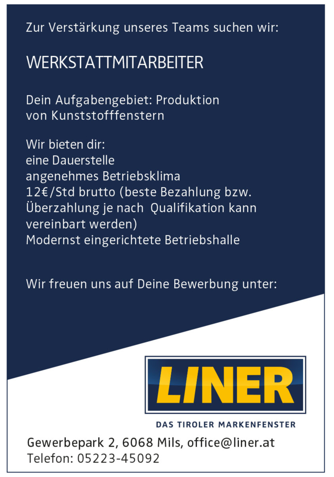 Werkstattmitarbeiter (m/w)