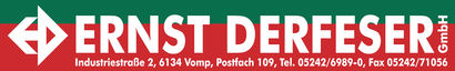 Karriere bei Ernst Derfeser Jobs bei Ernst Derfeser