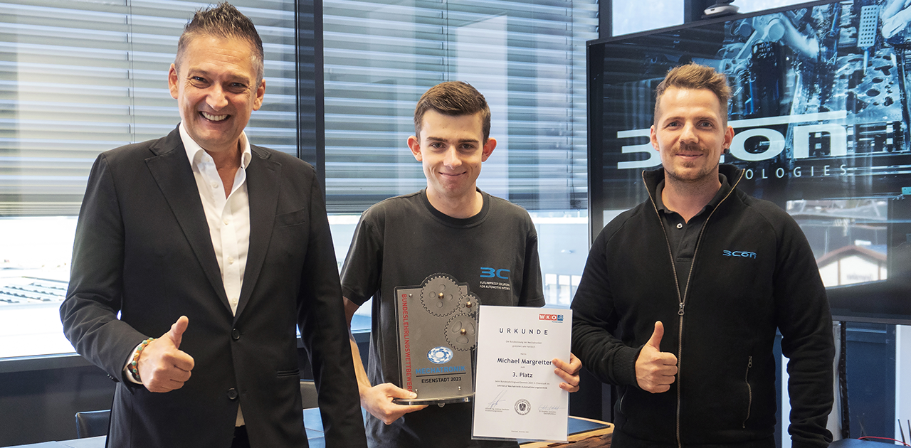 Top-3-Platzierung beim Titelkampf um Österreichs besten Mechatronik-Lehrling Top-3-Platzierung beim Titelkampf um Österreichs besten Mechatronik-Lehrling